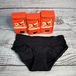 Lot of 3 Thinx For All Perioid Panties Brief Small Super Absorbency NEW